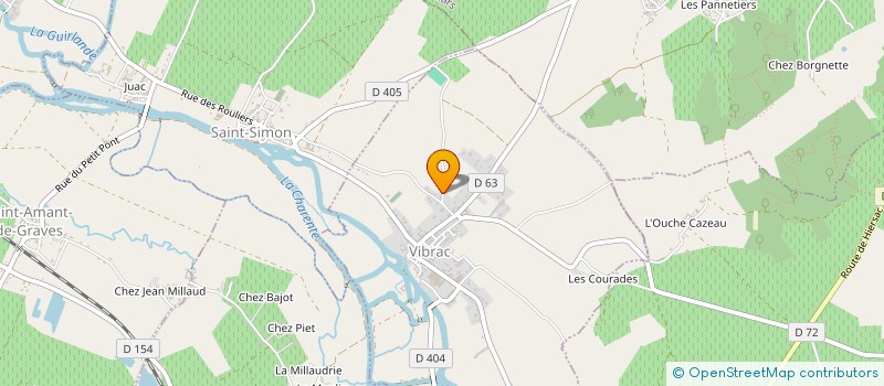 localisation de l'entreprise VAL DE CHARENTE à VIBRAC