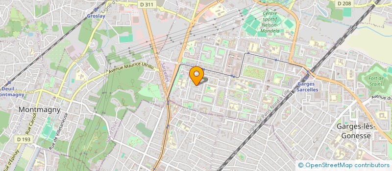 localisation de l'entreprise VAL DE CRICKET  SARCELLES