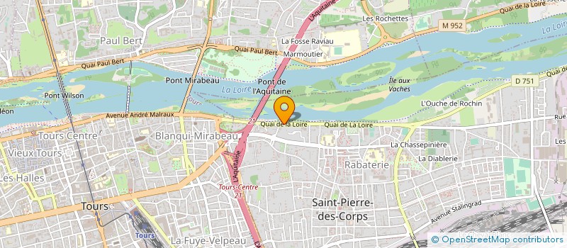 localisation de l'entreprise VAL DE FRANCE IMMOBILIER TRADE à SAINT-PIERRE-DES-CORPS