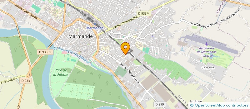 localisation de l'entreprise VAL DE GARONNE ARTS SCHOOL à MARMANDE