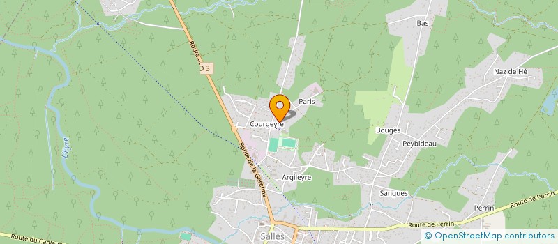 localisation de l'entreprise VAL DE L EYRE NATATION  SALLES