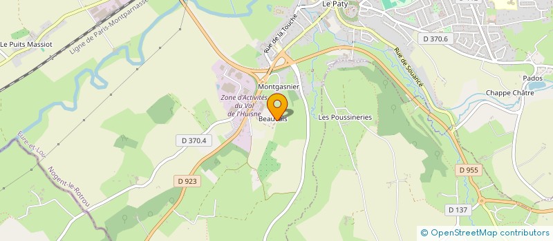 localisation de l'entreprise VAL DE L HUISNE à NOGENT LE ROTROU