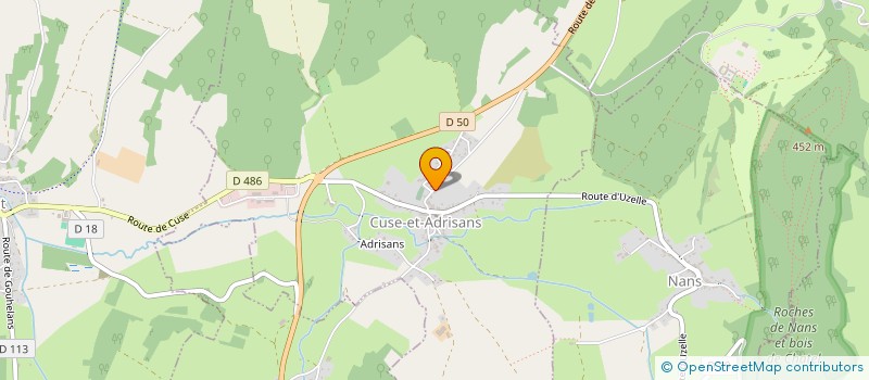 localisation de l'entreprise VAL DE LA CRAYE  CUSE-ET-ADRISANS