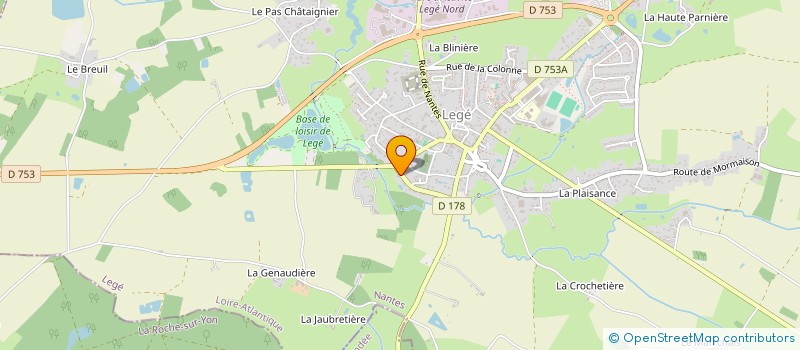 localisation de l'entreprise VAL DE LOGNE  LEGE