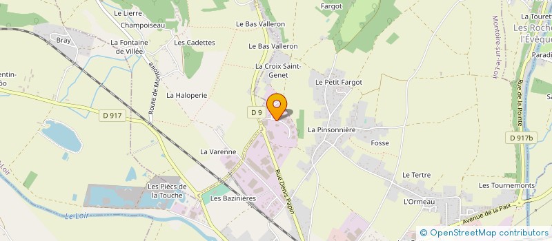 localisation de l'entreprise VAL DE LOIR FRAIS à MONTOIRE-SUR-LE-LOIR