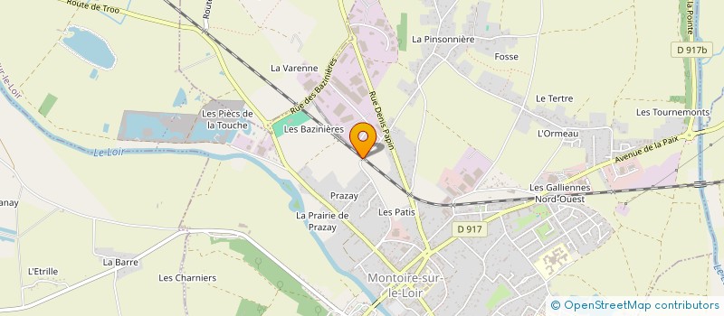 localisation de l'entreprise VAL DE LOIR INJECTION à MONTOIRE-SUR-LE-LOIR