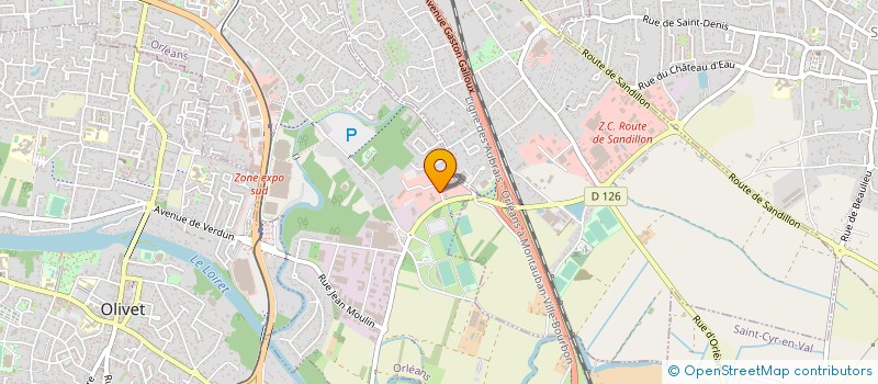 localisation de l'entreprise VAL DE LOIRE AUDIT à ORLEANS