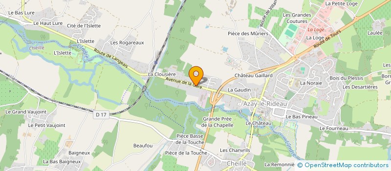 localisation de l'entreprise VAL DE LOIRE ENGINEERING  AZAY-LE-RIDEAU