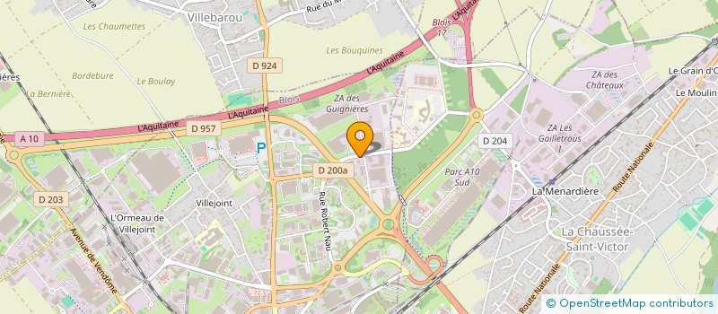 localisation de l'entreprise VAL DE LOIRE FIBRE  TOURS