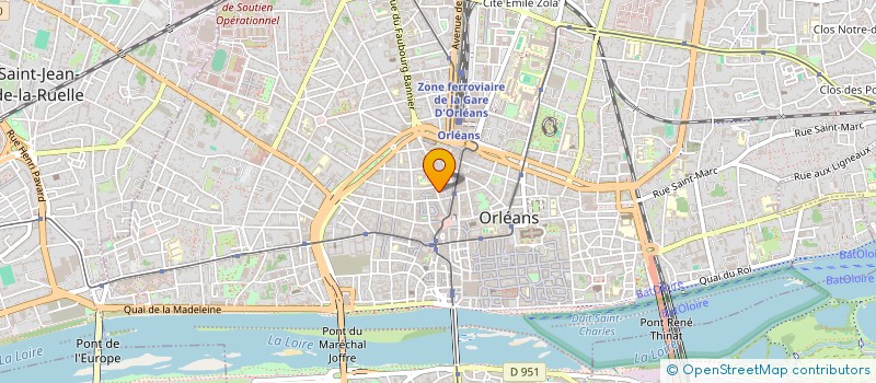 localisation de l'entreprise VAL DE LOIRE IMMOBILIER à ORLEANS