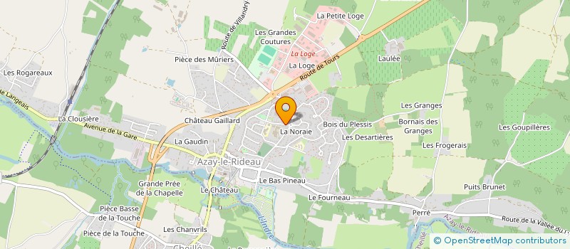 localisation de l'entreprise VAL DE LOIRE INGENIERIE  AZAY-LE-RIDEAU