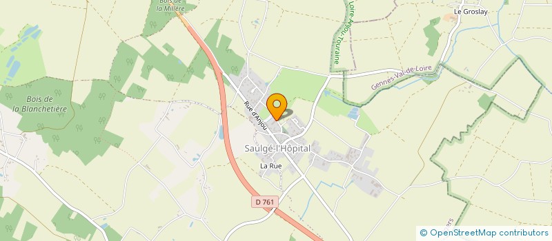 localisation de l'entreprise VAL DE LOIRE TREILLAGE à BRISSAC LOIRE AUBANCE
