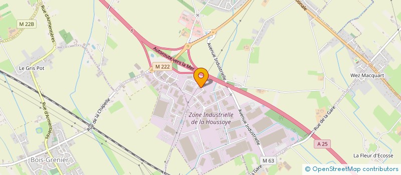 localisation de l'entreprise VAL DE LYS AUTOMOBILES  LA CHAPELLE-D'ARMENTIERES