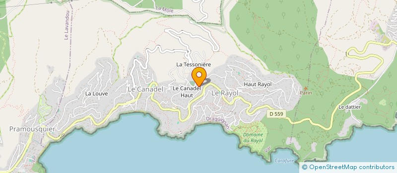 localisation de l'entreprise VAL DE MAR à RAYOL-CANADEL-SUR-MER