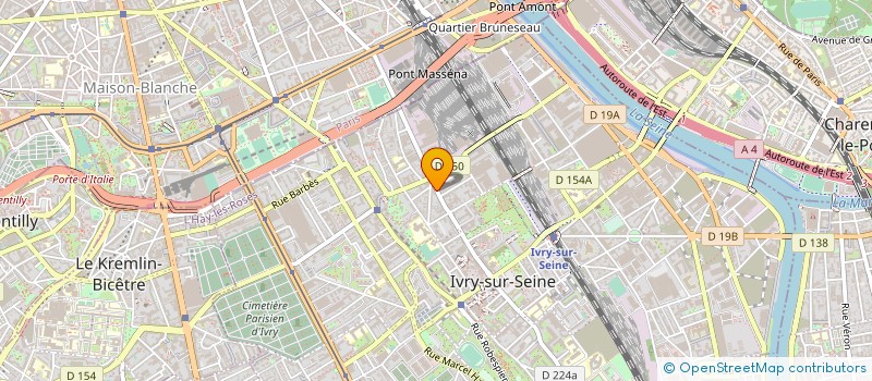 localisation de l'entreprise VAL DE MARNE  IVRY-SUR-SEINE