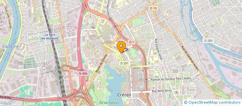 localisation de l'entreprise VAL DE MARNE HUMANITE à CRETEIL