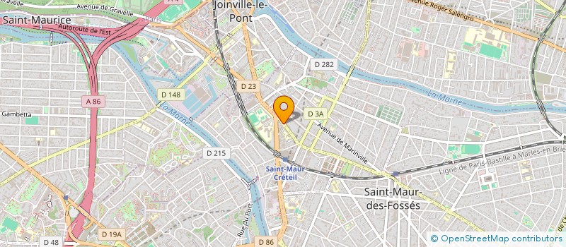 localisation de l'entreprise VAL-DE-MARNE IMMOBILIER à SAINT-MAUR-DES-FOSSES