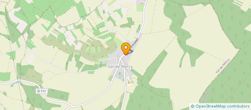 localisation de l'entreprise VAL DE MERCY SPORT (VDMS)  VAL-DE-MERCY