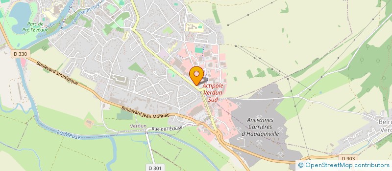 localisation de l'entreprise VAL DE MEUSE à VERDUN