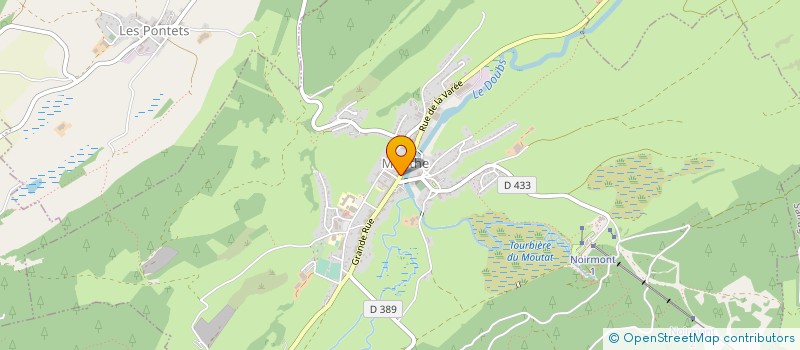 localisation de l'entreprise VAL DE MOUTHE  MOUTHE