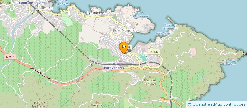 localisation de l'entreprise VAL DE PINTES  PORT-VENDRES