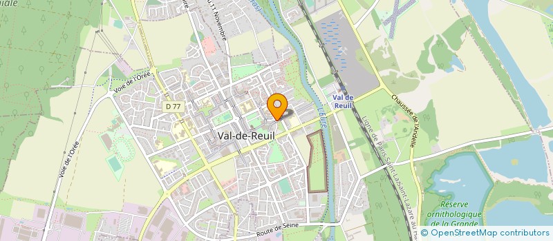 localisation de l'entreprise VAL DE REUIL CLUB SPORTIF TENNIS TABLE  VAL-DE-REUIL