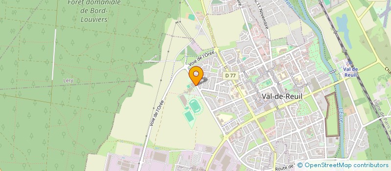 localisation de l'entreprise VAL DE REUIL TENNIS CLUB  VAL-DE-REUIL