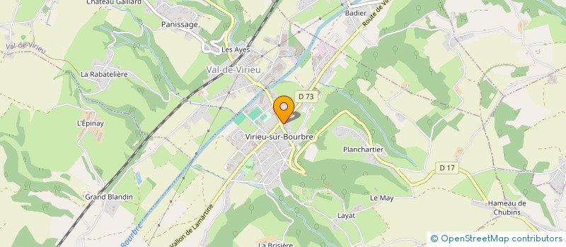 localisation de l'entreprise VAL DE REVES à VAL-DE-VIRIEU