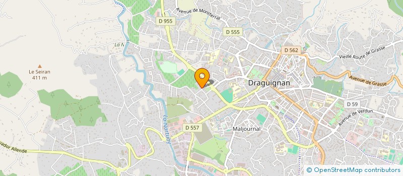 localisation de l'entreprise VAL DE RIALLE  DRAGUIGNAN