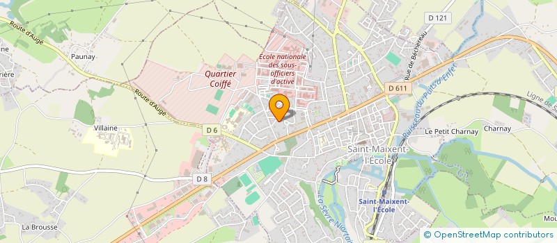 localisation de l'entreprise VAL DE SAIVRE ANIMATION  SAINT-MAIXENT-L'ECOLE