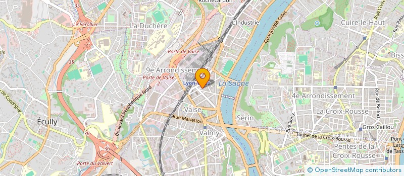 localisation de l'entreprise VAL DE SAONE ASSISTANCE à LYON