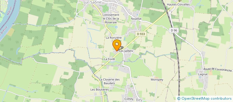 localisation de l'entreprise VAL DE SAONE AUTOMATISME à CORMORANCHE-SUR-SAONE
