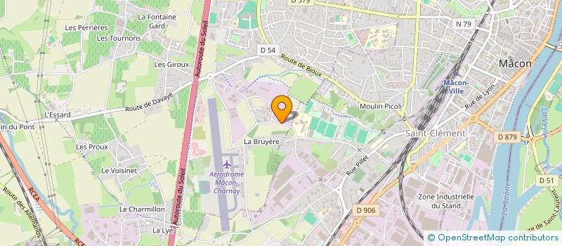 localisation de l'entreprise VAL DE SAONE BATIMENT à CHARNAY-LES-MACON