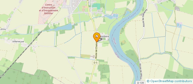 localisation de l'entreprise VAL DE SAONE DISTRIBUTION  GERGY