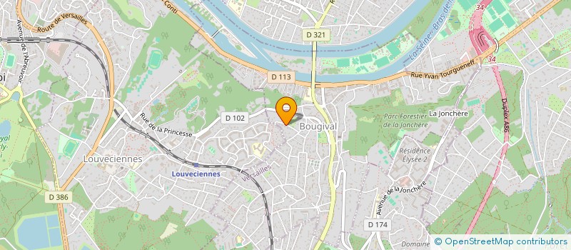 localisation de l'entreprise VAL DE SEINE  BOUGIVAL