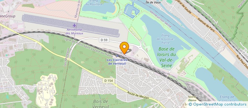 localisation de l'entreprise VAL DE SEINE ENROBES à VERNEUIL-SUR-SEINE