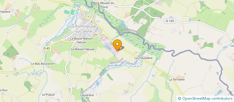 localisation de l'entreprise VAL DE SEVRE PARTICIPATIONS à SEVREMONT