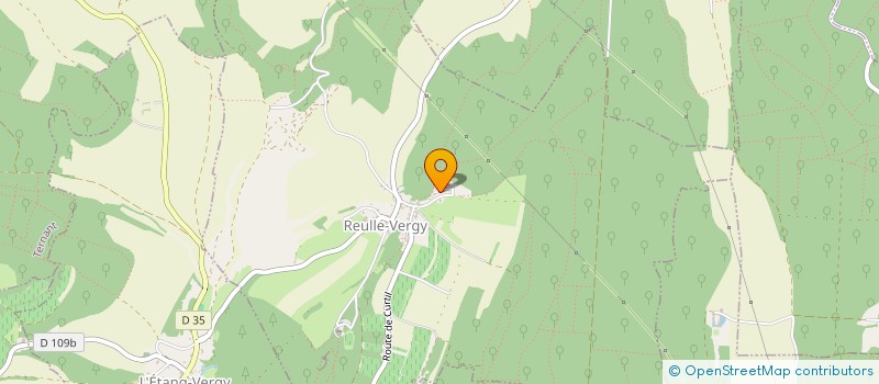 localisation de l'entreprise VAL DE VERGY TENNIS DE TABLE  REULLE-VERGY