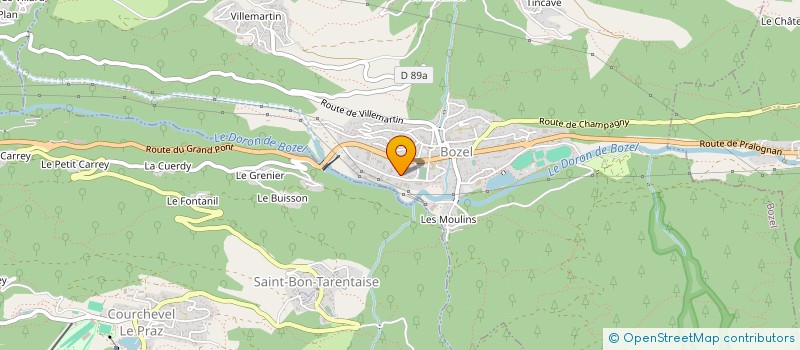 localisation de l'entreprise VAL DECOR à BOZEL