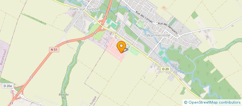 localisation de l'entreprise VAL DES BOIS à WARMERIVILLE