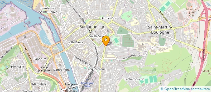 localisation de l'entreprise VAL DES NEIGES  BOULOGNE-SUR-MER