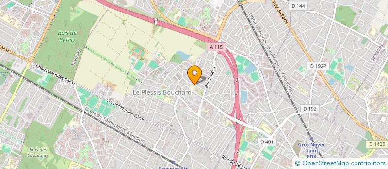localisation de l'entreprise VAL DIAG  LE PLESSIS-BOUCHARD