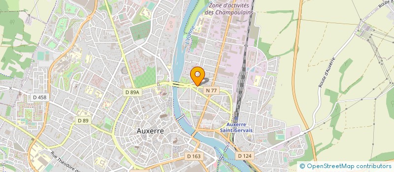localisation de l'entreprise VAL DISTRIBUTION à AUXERRE