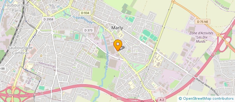 localisation de l'entreprise VAL-DOMICILE  MARLY