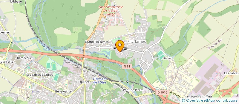 localisation de l'entreprise VAL DORCAS  FITZ-JAMES