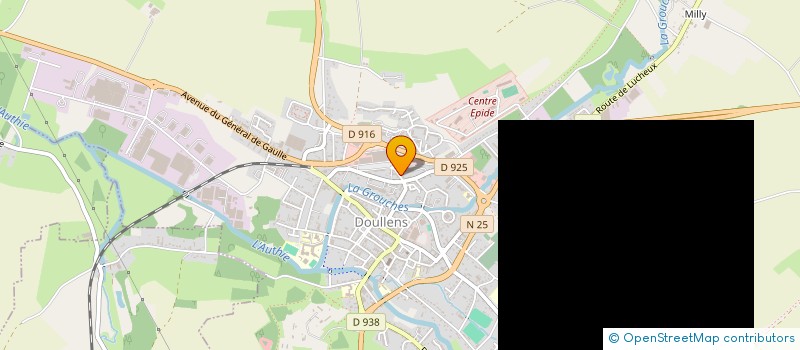 localisation de l'entreprise VAL DOULLENS  DOULLENS