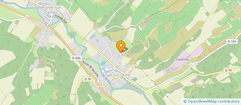 localisation de l'entreprise VAL DU CLOS  GYE-SUR-SEINE