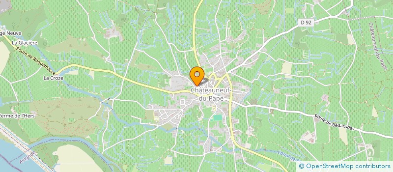 localisation de l'entreprise VAL DU JABRON  CHATEAUNEUF-DU-PAPE