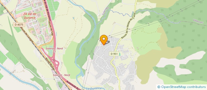localisation de l'entreprise VAL-DURANCE  SISTERON