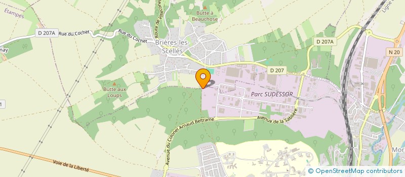 localisation de l'entreprise VAL'EMPLOI SERVICES  ETAMPES